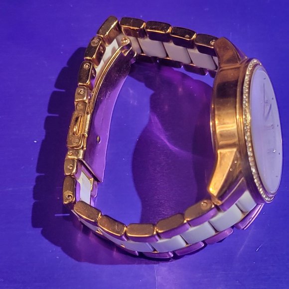 MICHAEL KORS Ritz MK6324 White Dial Lady's Watch Genuine - Picture 2 of 5